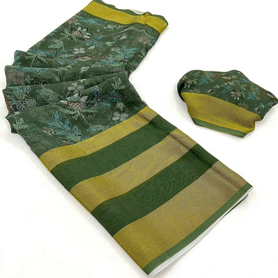 green-floral-digital-printed-georgette-saree-4