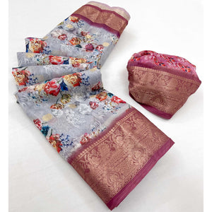 grey-floral-digital-printed-with-woven-border-cotton-silk-saree