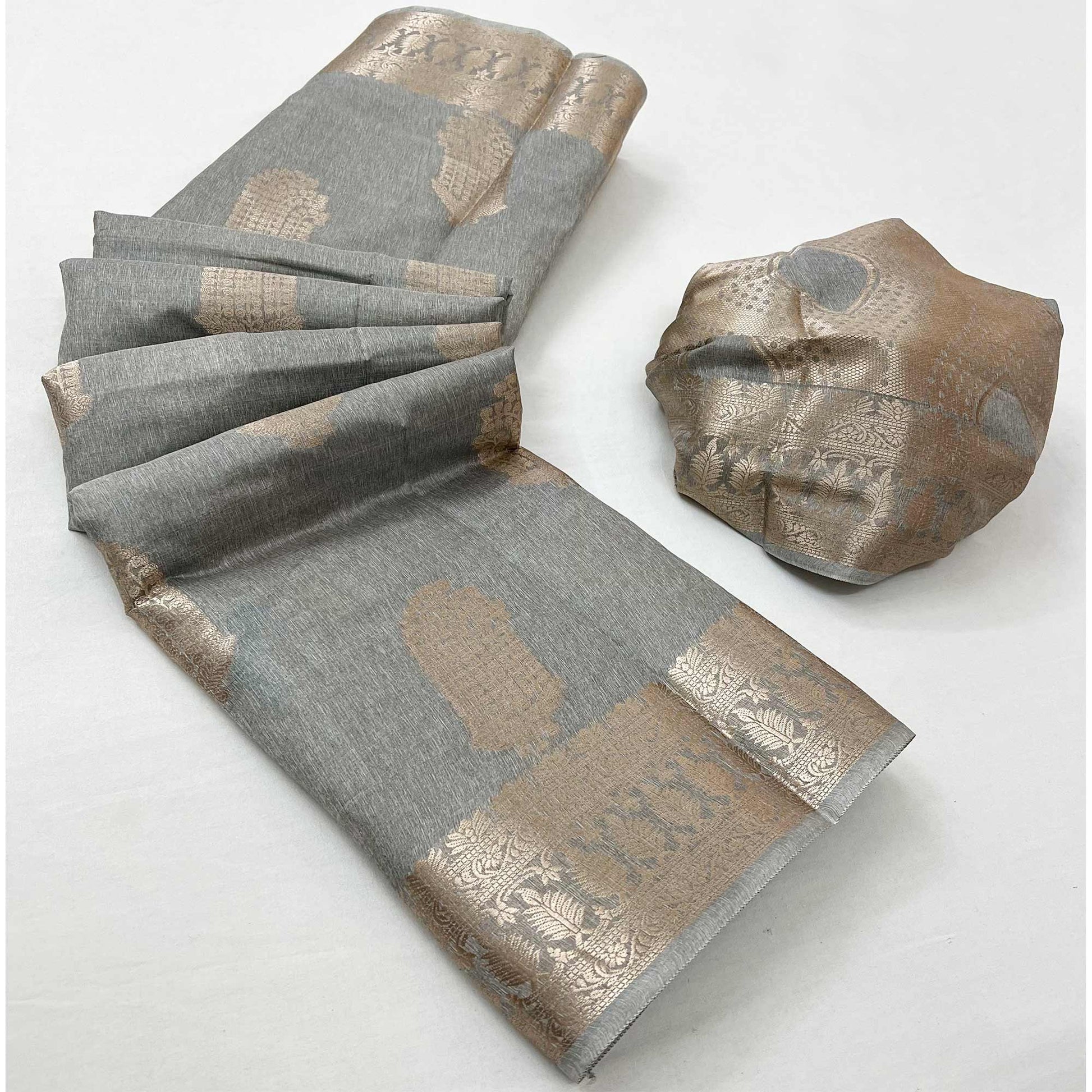 grey-floral-woven-georgette-saree