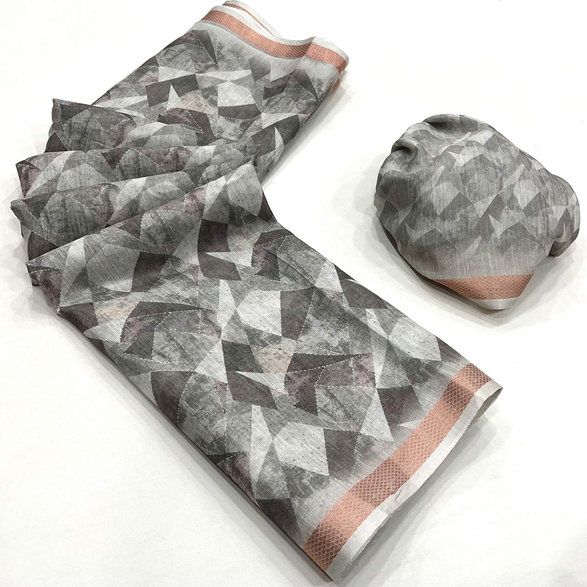 grey-digital-geometric-printed-cotton-blend-saree-with-weaving-border