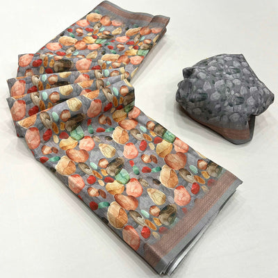 grey-digital-printed-cotton-blend-saree-with-weaving-border
