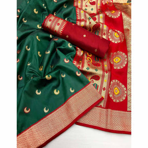 green-woven-pure-silk-paithani-saree-8