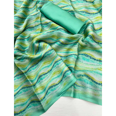 green-zig-zag-digital-printed-georgette-saree