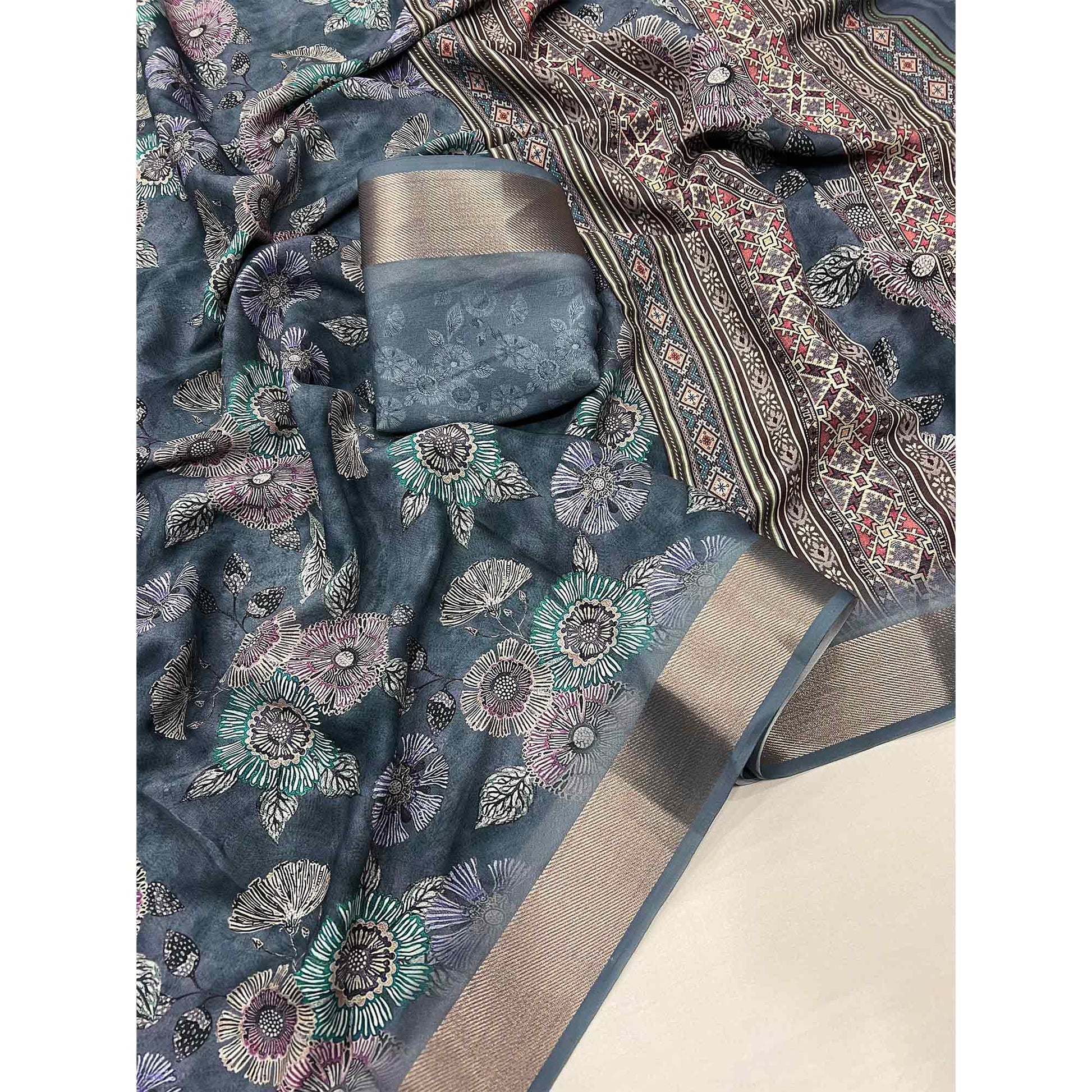 grey-floral-digital-printed-moss-georgette-saree-with-zari-border-2