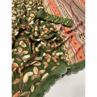 green-floral-digital-printed-georgette-saree-with-stonework-border