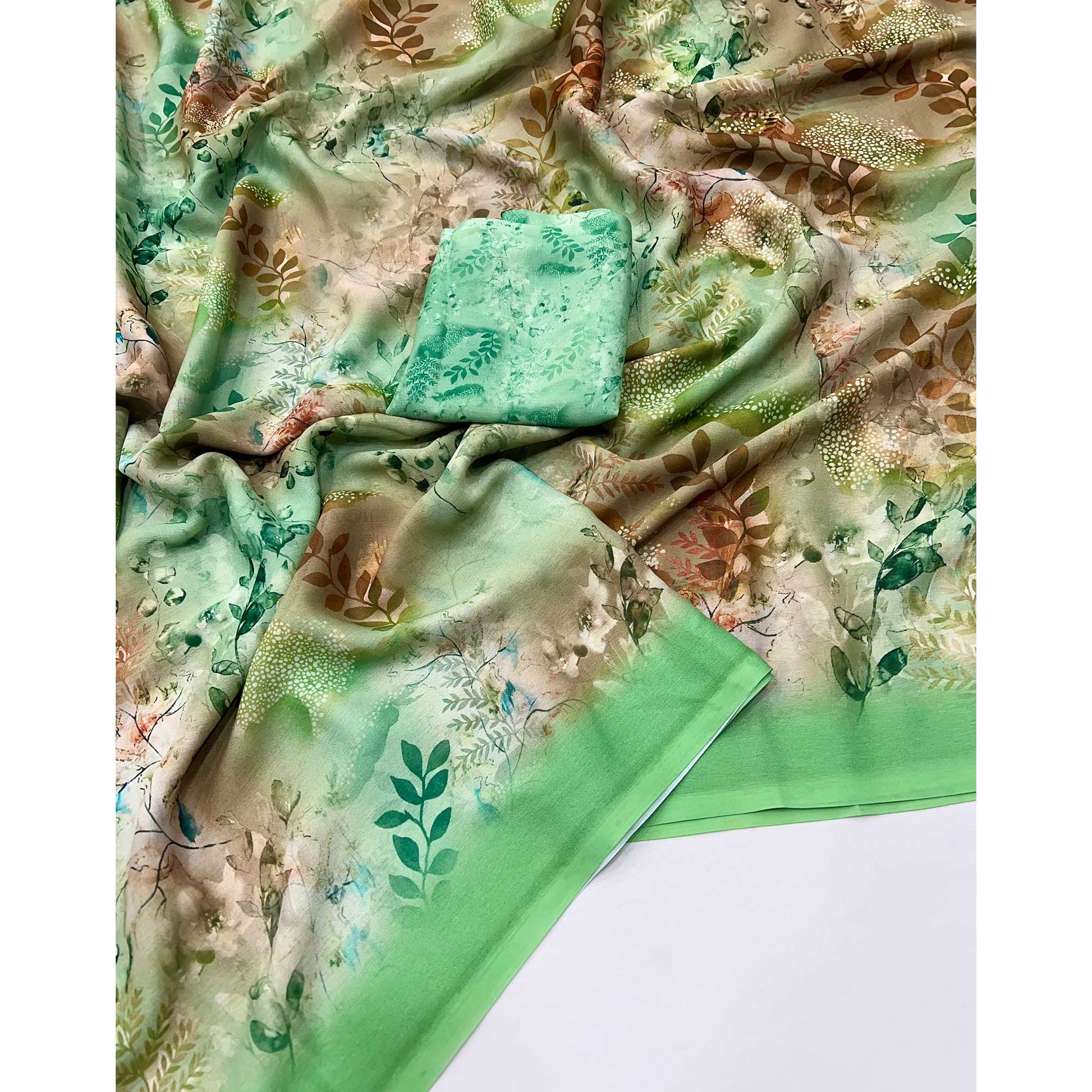 green-floral-digital-printed-georgette-saree-7