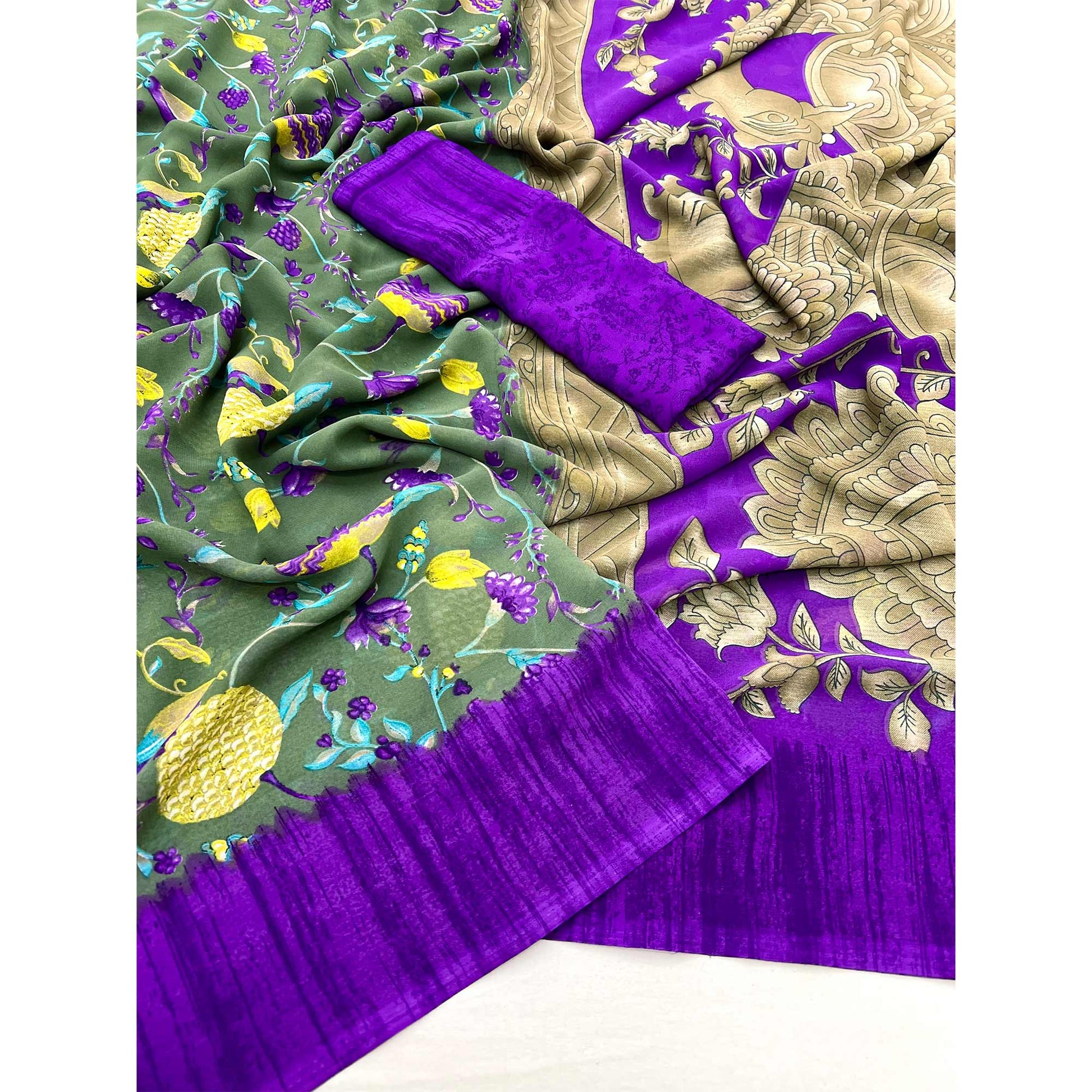 green-floral-printed-georgette-saree-46