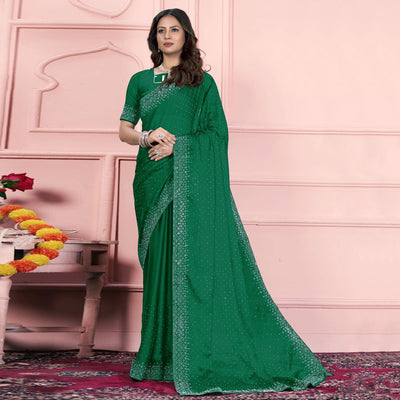 green-swarovski-work-satin-saree