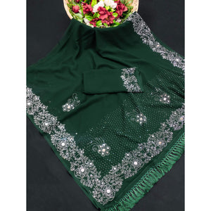 green-swarovski-with-mirror-work-georgette-saree