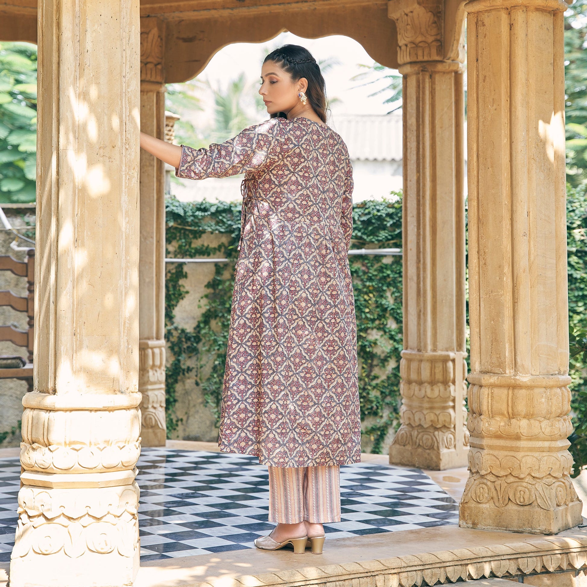 grey-angrakha-pure-cotton-suit-with-foil-print-zardozi-handcrafted-neckline