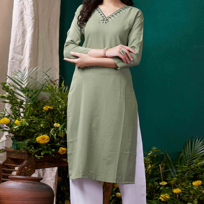 green-yoke-embroidered-pure-cotton-straight-kurti-1