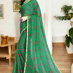 green-bandhani-printed-chiffon-saree-with-lace-border-11