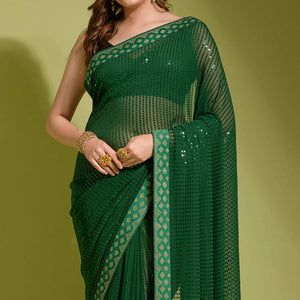 green-sequins-embroidered-georgette-saree-3