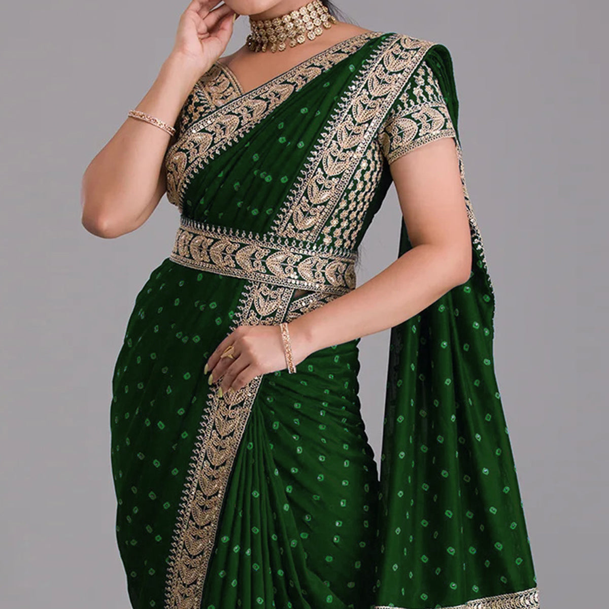 green-printed-with-embroidered-vichitra-silk-saree
