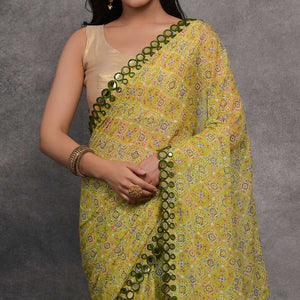 green-foil-printed-with-mirror-work-georgette-saree