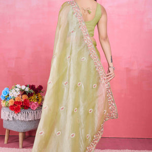 green-floral-sequins-embroidered-mulberry-silk-saree-4
