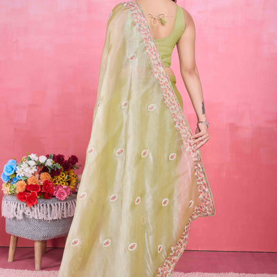 green-floral-sequins-embroidered-mulberry-silk-saree-4