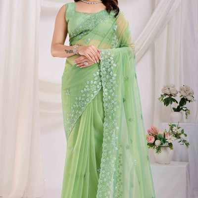 green-floral-sequins-embroidered-twill-net-saree-8