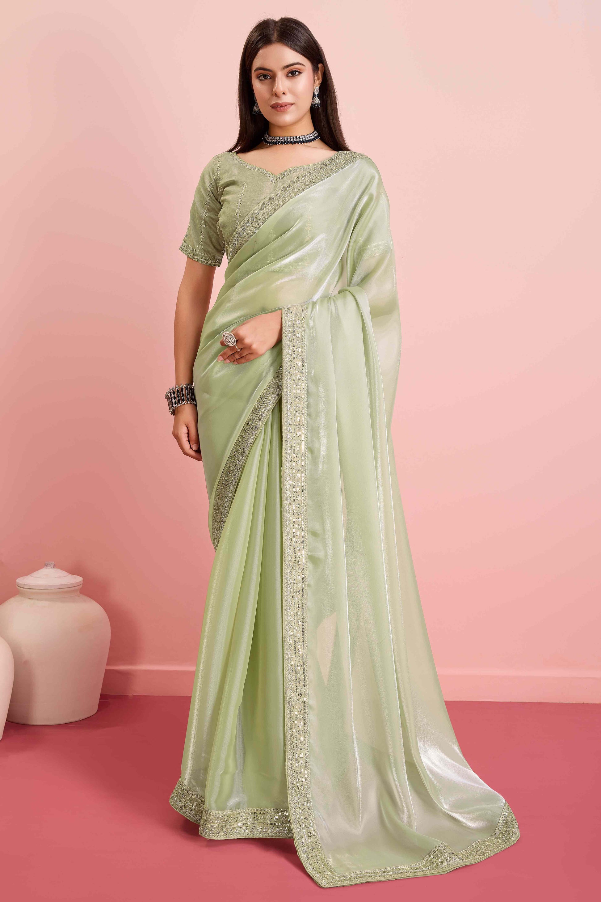 green-solid-with-floral-sequins-embroidered-jimmy-choo-tissue-saree