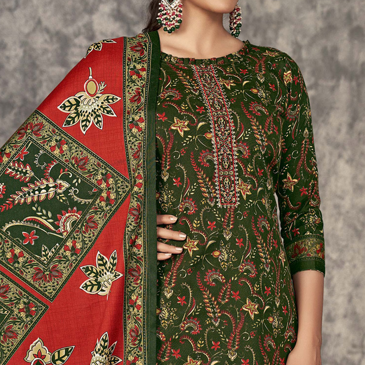 green-printed-with-embroidered-pashmina-suit-1