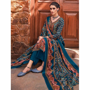 Morpich Floral Digital Printed Pashmina Salwar Suit