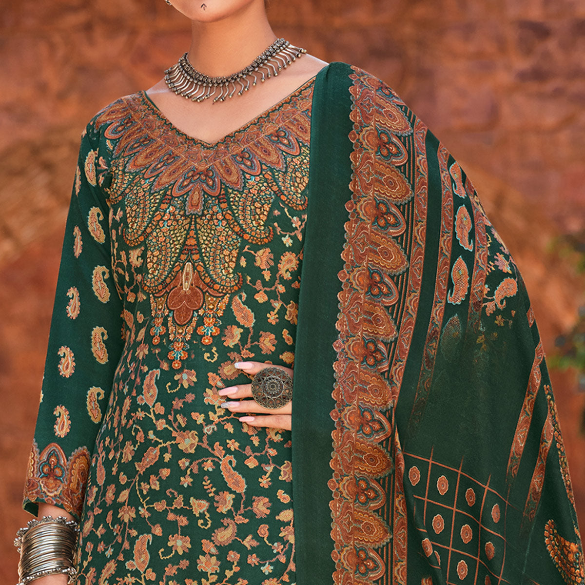 green-floral-digital-printed-pashmina-salwar-suit