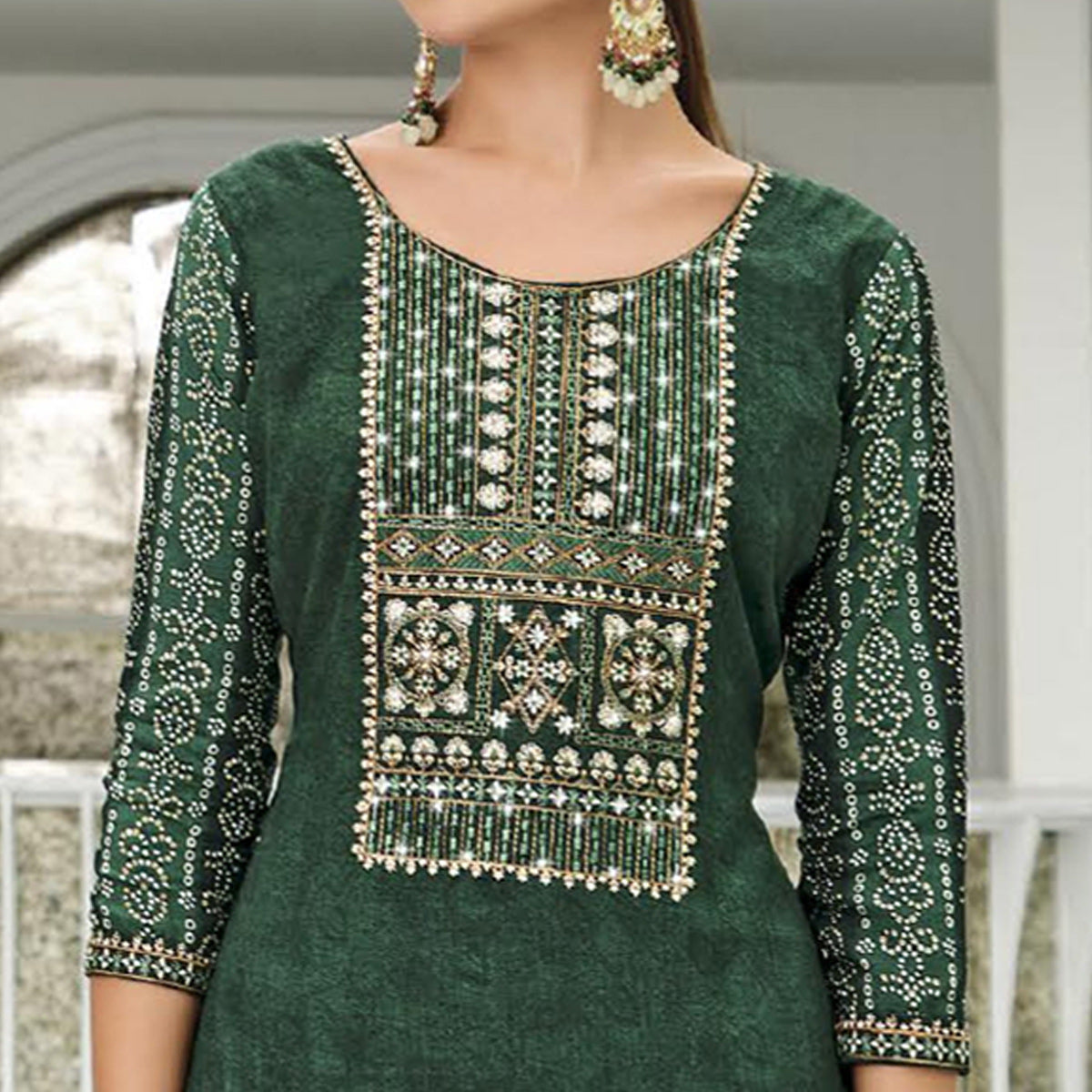 green-printed-with-embroidered-rayon-suit