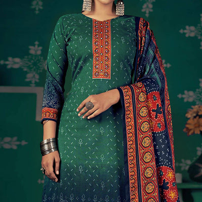 green-bandhani-printed-pashmina-salwar-suit-1