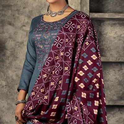 grey-floral-embroidered-with-printed-pashmina-salwar-suit