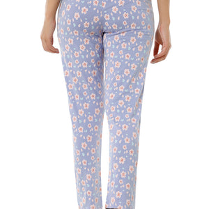 Full Length PJ Bottom - Brunnera Blue Floral Print