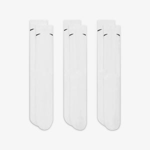 NIKE | EVERYDAY PLUS CUSHIONED { WHITE/BLACK