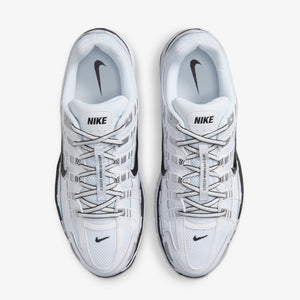 NIKE | P-6000 { WHITE/BLACK-METALLIC SILVER-BLACK