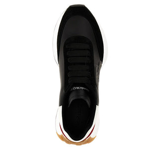 Alexander Mcqueen Sprint Runner Black White Red