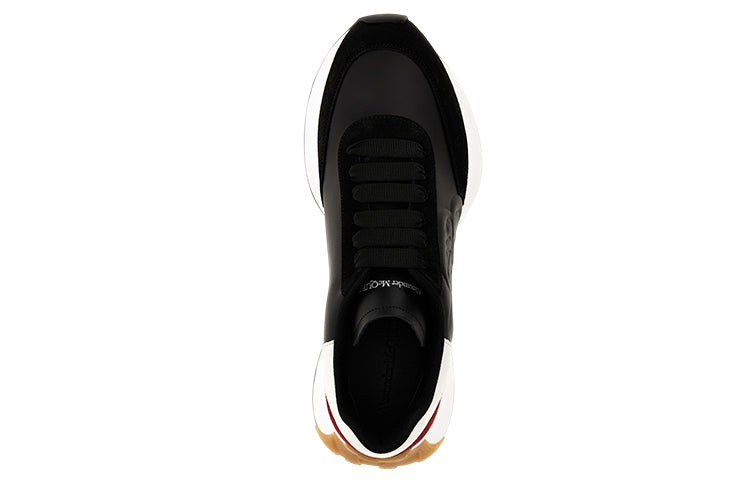 Alexander Mcqueen Sprint Runner Black White Red