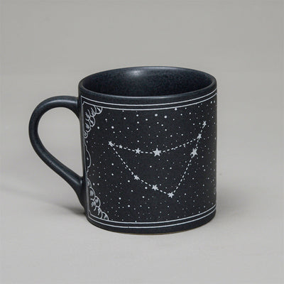 Black - Ceramic Sunsign Theme Coffee Mug Capricon (350ml)