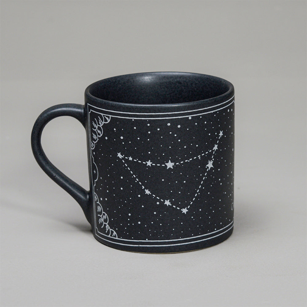 Black - Ceramic Sunsign Theme Coffee Mug Capricon (350ml)