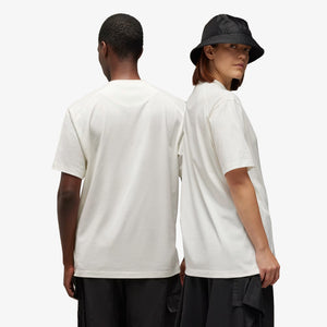 Y-3 | GRAPHIC SHORT SLEEVE TEE  { OWHITE