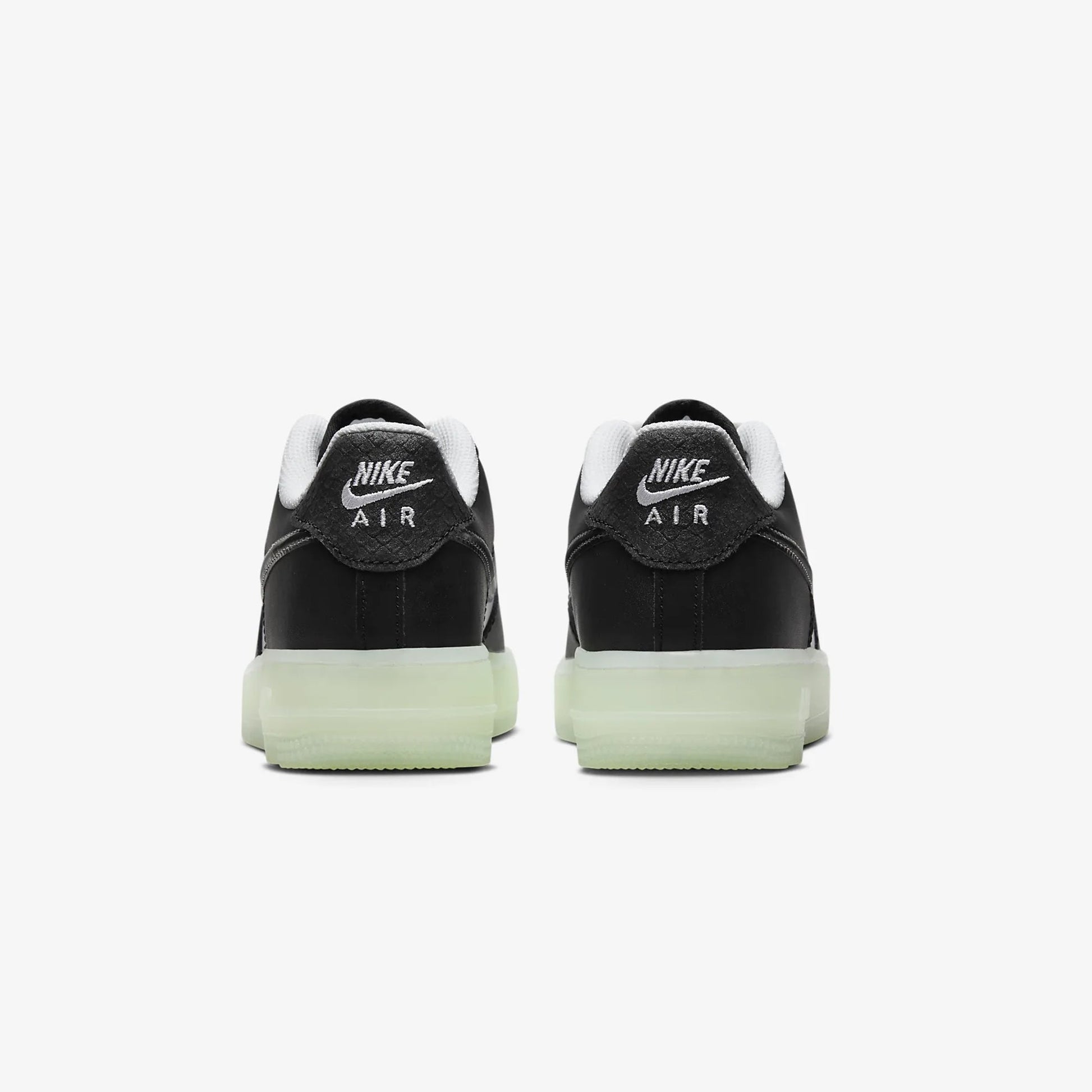Nike | AIR FORCE 1 LV8 (GS)  { WHITE/BLACK-VAPOR GREEN