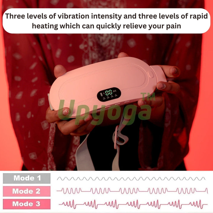 Maya's Dynamic Heat & Massage Therapy for Period Cramps | 1 Year Warranty | Upgraded