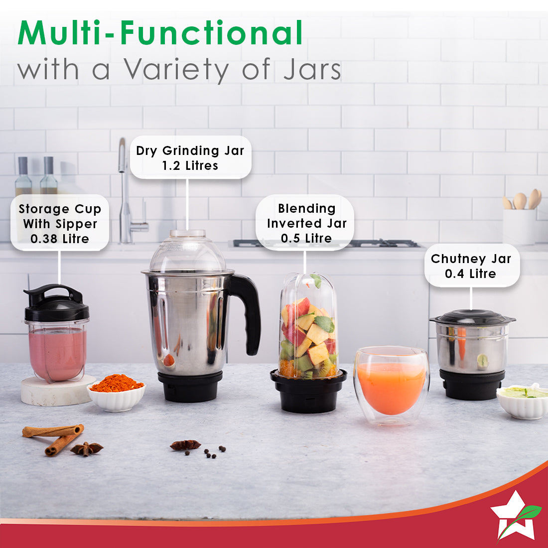 Wonderchef Renewed Acura Blender Pro Mixer Grinder |