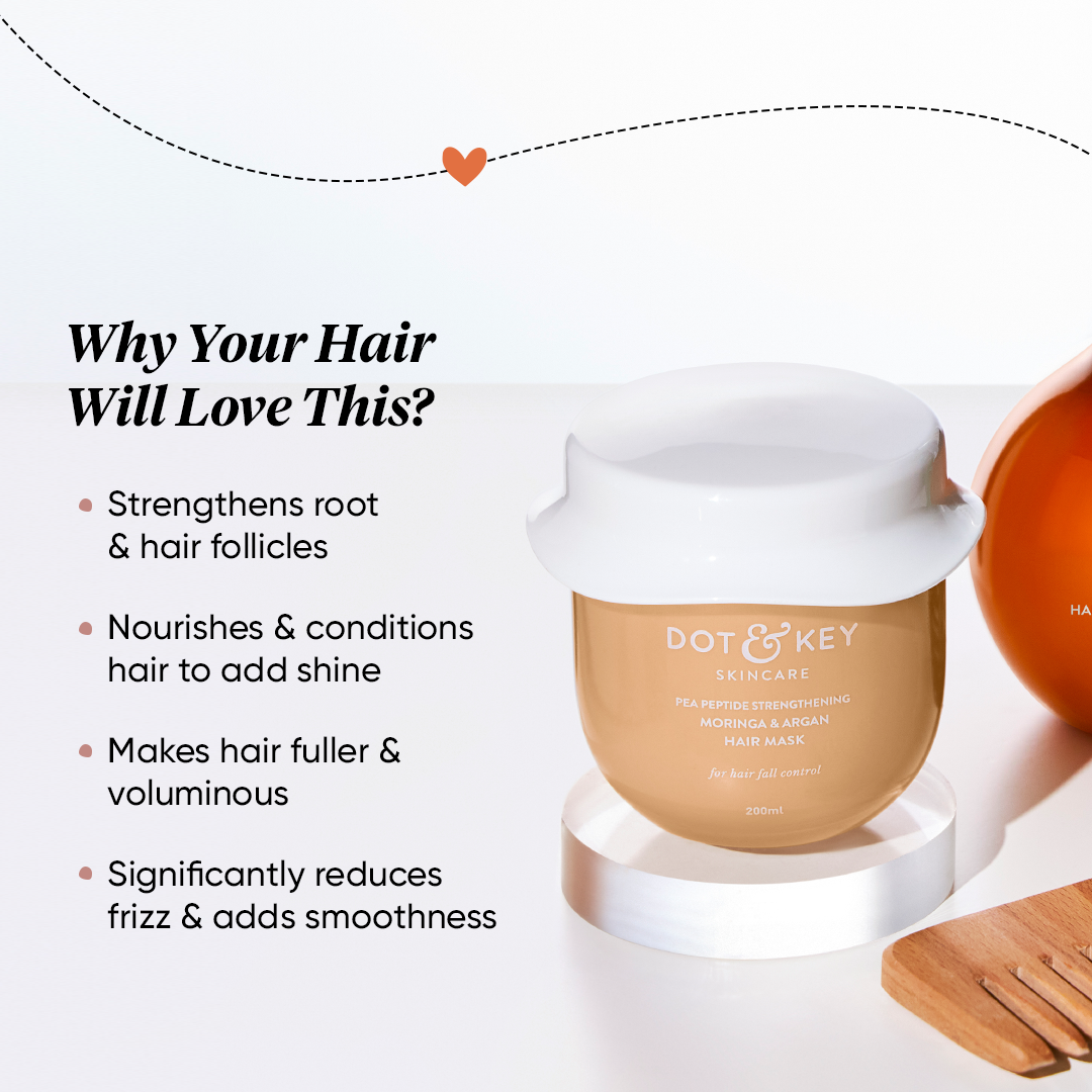 Hair Mask with Moringa + Argan Oil