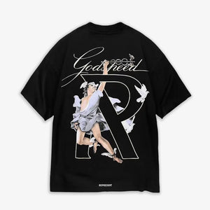 REPRESENT | HERMES T-SHIRT { JET BLACK