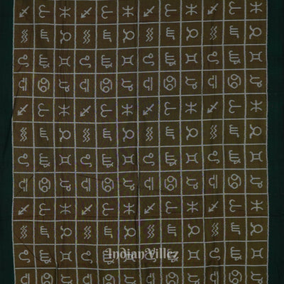 Patli Symbolic Odisha Ikat Sambalpuri Pure Cotton Saree