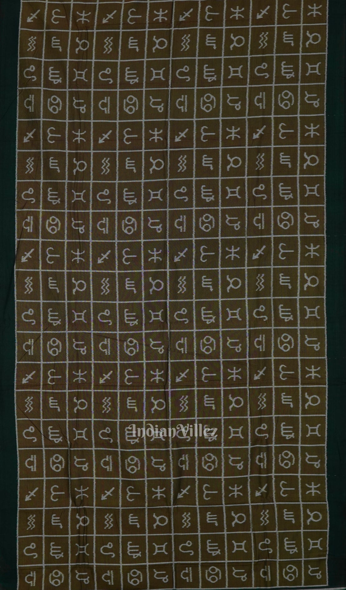 Patli Symbolic Odisha Ikat Sambalpuri Pure Cotton Saree