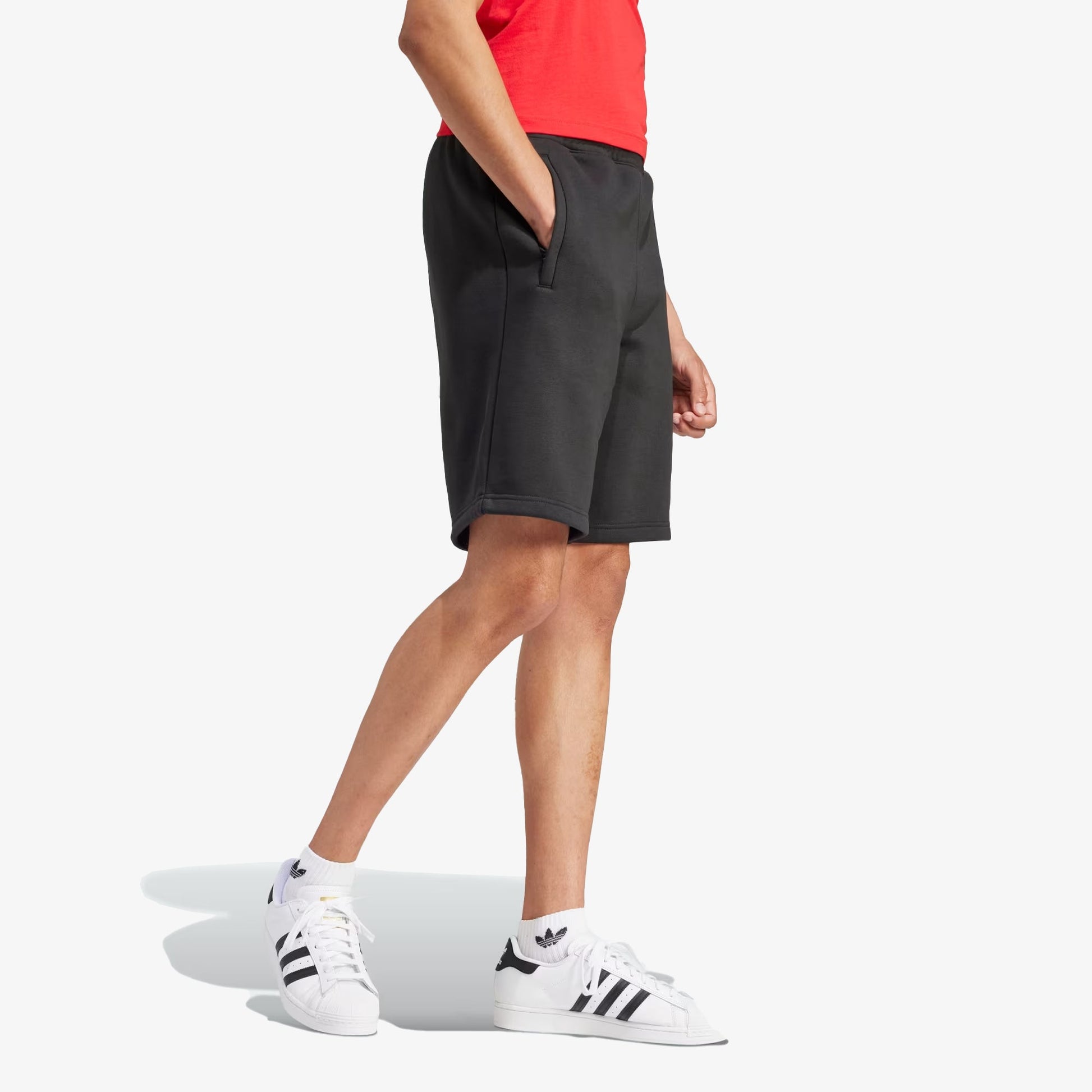 Adidas Originals | TREFOIL ESSENTIALS SHORTS  { BLACK