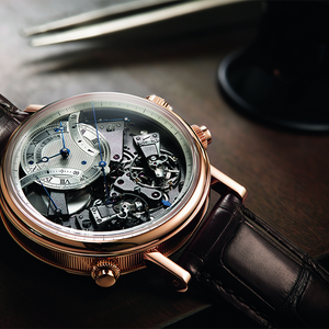 Breguet Tradition 7077 Skeleton Dial Brown 44 MM Watch for Men