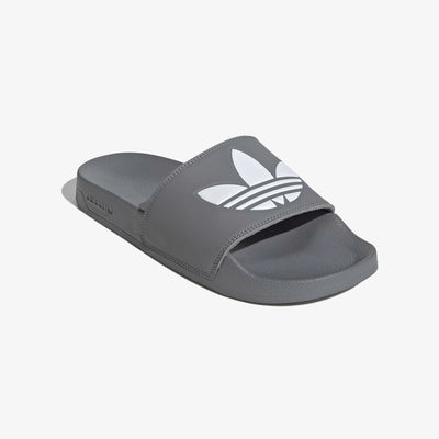 ADIDAS | ADILETTE LITE SLIDES {  GREY/CLOUD WHITE