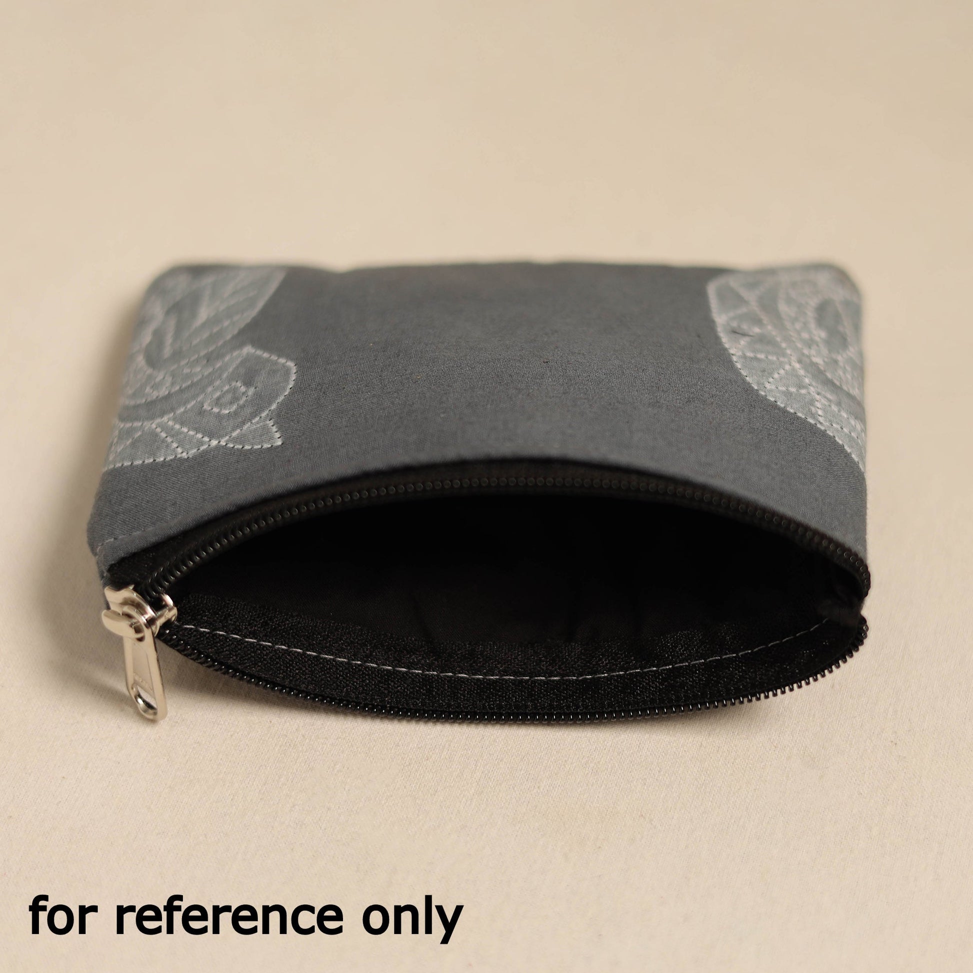 Brown - Handmade Quilted Cotton Coin Pouch 61