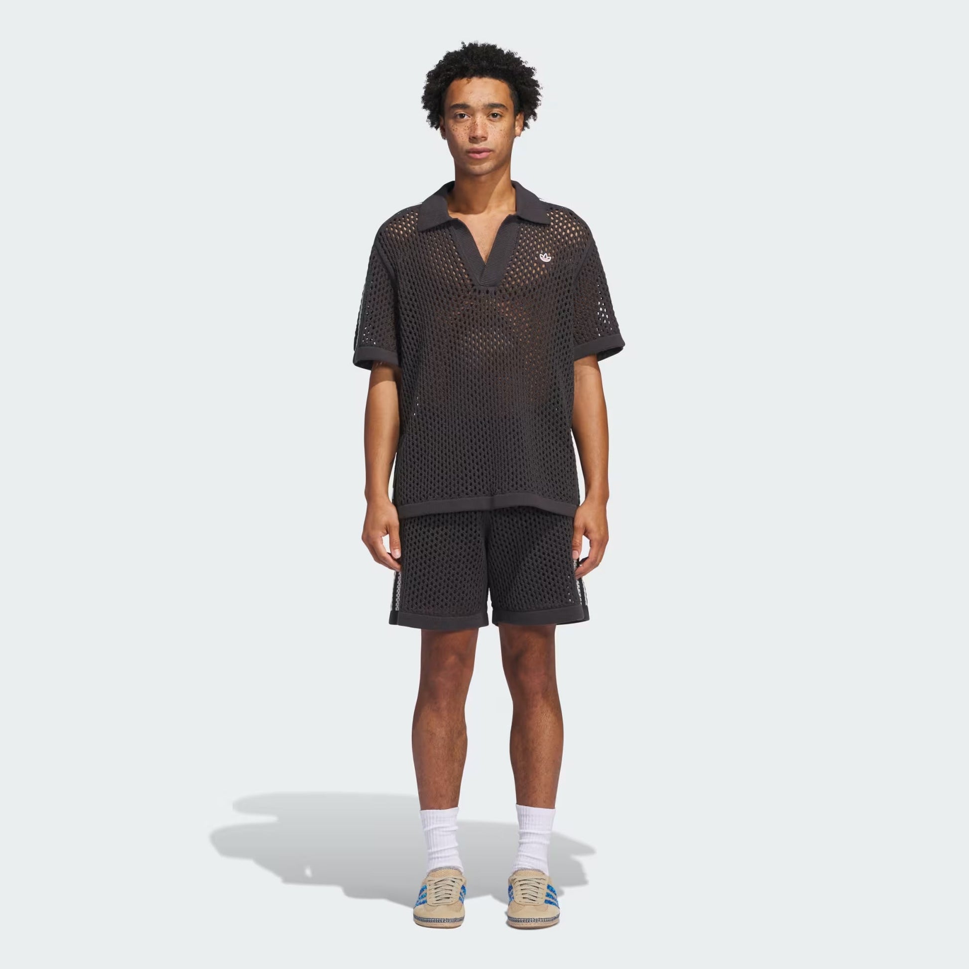 ADIDAS ORIGINALS | CLOT CROCHET POLO BY EDISON CHEN { CARBON