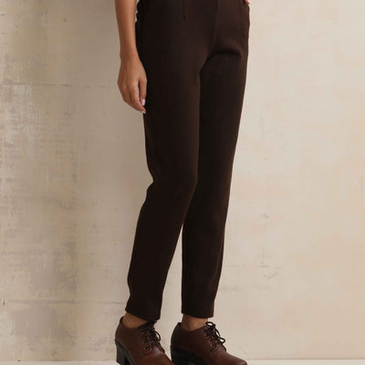 trueBrowns Brown Woollen Pants